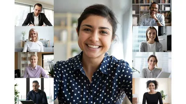 multiple professional office headshots