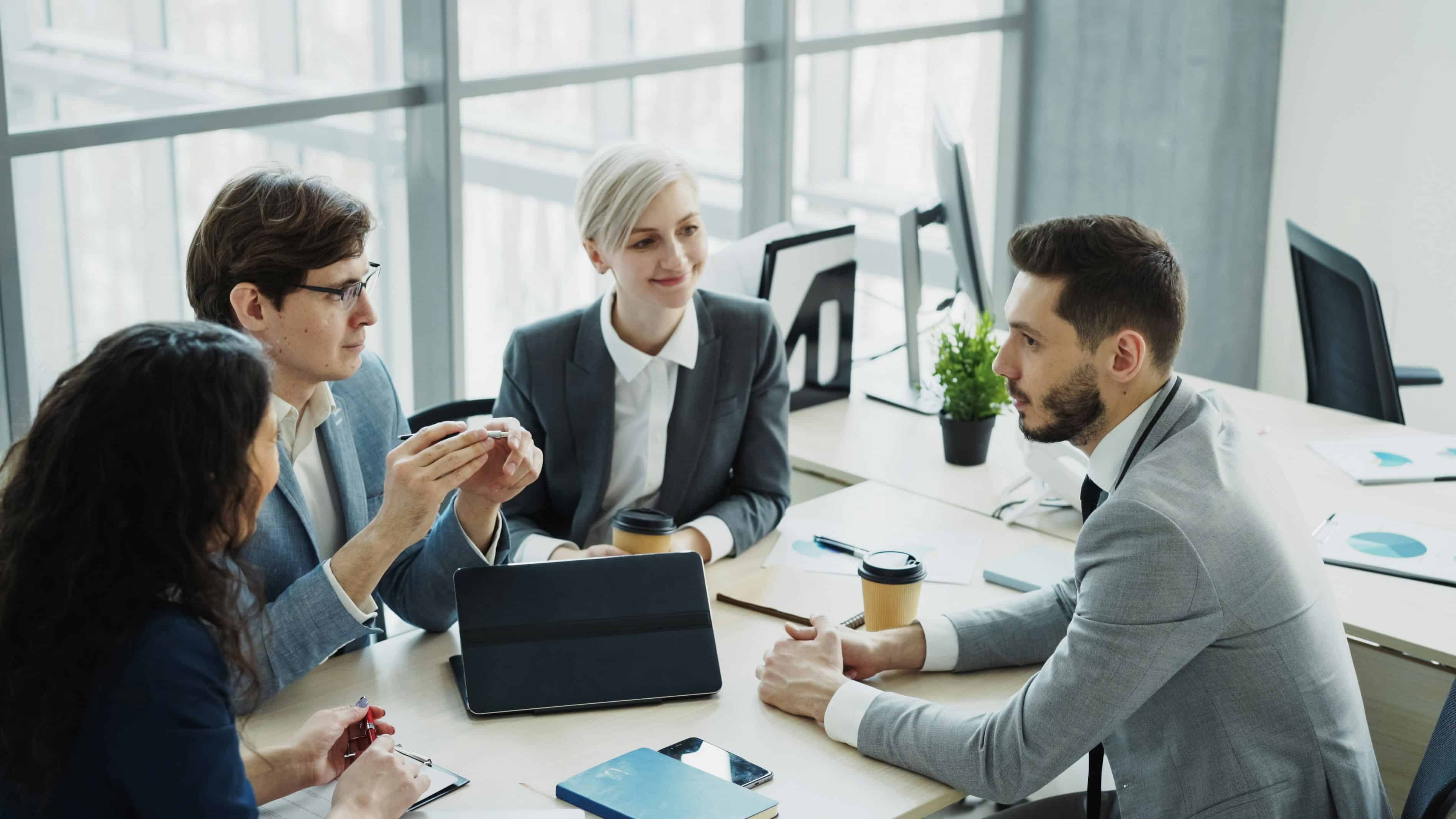 employees in conference room